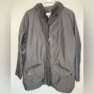 Columbia Men's Charcoal Raincoat